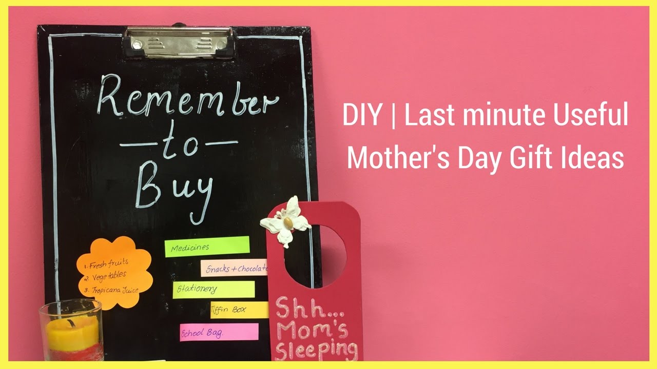 DIY | Last minute Useful Mother’s Day Gift Ideas – youtube