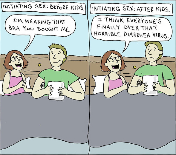 initiating sex before and after sex humour