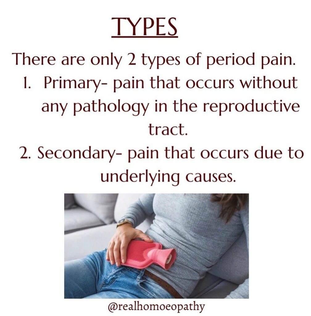 types of period pain